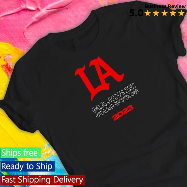 100 Thieves Merch La Thieves 2023 Major Iv Champions Hoodie