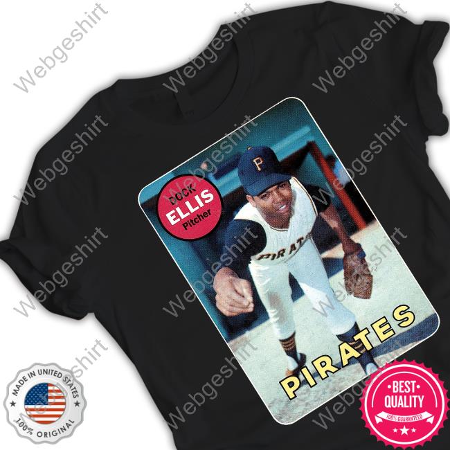 1969 Topps Rookie Dock Ellis Pirates Shirt