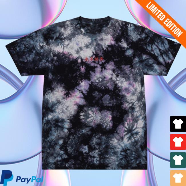 Yujin Clothing I Love You Tie Dye Tees Black / White Tie-Dye