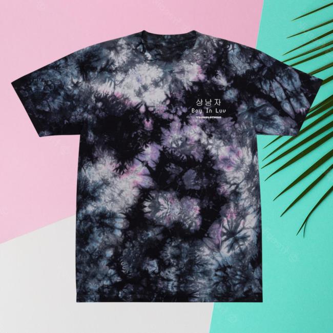 Yujin Clothing Boy In Love Tie Dye Tshirt Black / White Tie-Dye