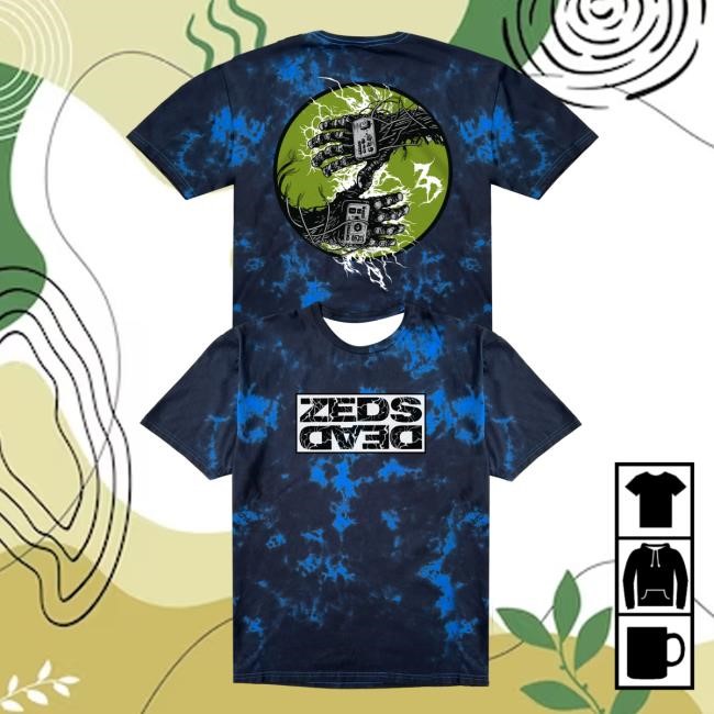 Zeds Dead - Hot To Touch - Tie Dye T Shirt Zeds Dead Merch Shop